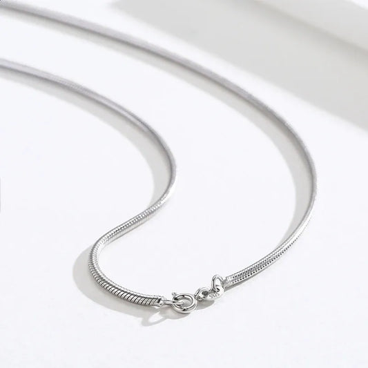 925 Sterling Silver Snake Chain 1 mm - 16 inches