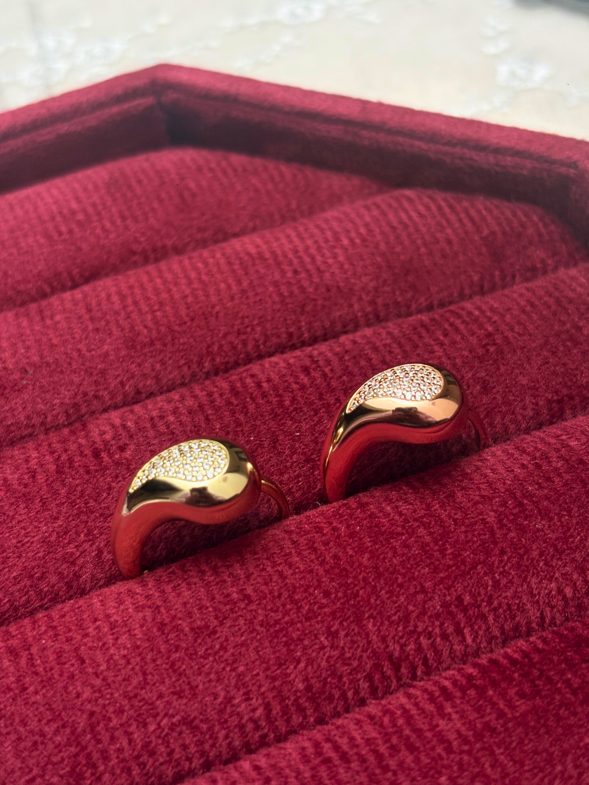 Curve Appeal Adjustable 925 Silver Ring - Gold or Rose Gold