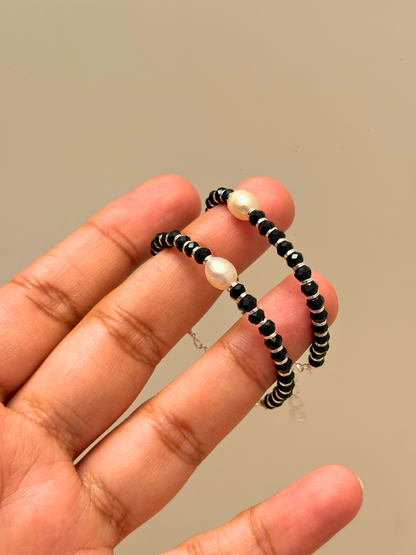 Tiny Twinkle 925 Silver Kids Nazaria Bracelet - Pair of 2