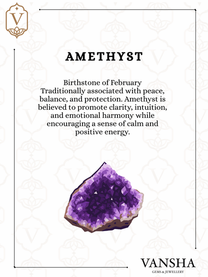 Amethyst Marquise Bracelet in 925 Sterling Silver Ð February Birthstone