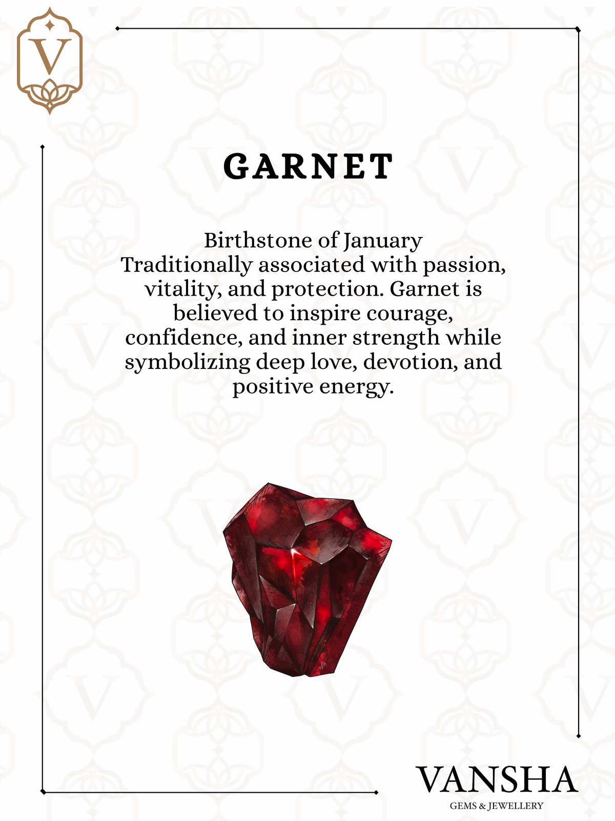 Natural Garnet Teardrop Bracelet in 925 Sterling Silver Ð January Birthstone