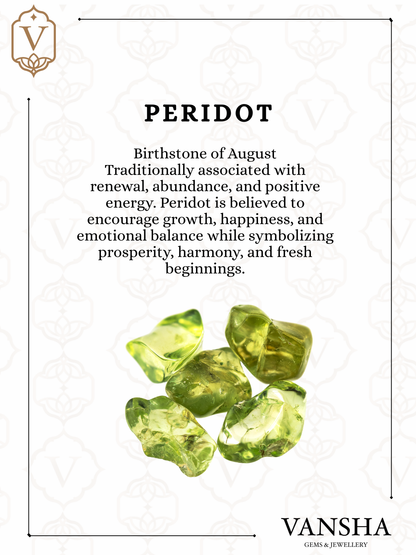 Natural Peridot Teardrop Bracelet in 925 Sterling Silver Ð August Birthstone