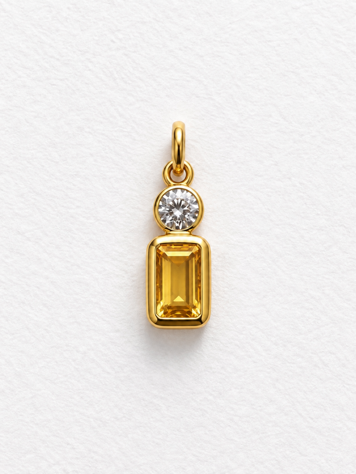 Sweet Nothing | Citrine Pendant in 925 Sterling Silver