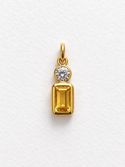 Sweet Nothing | Citrine Pendant in 925 Sterling Silver