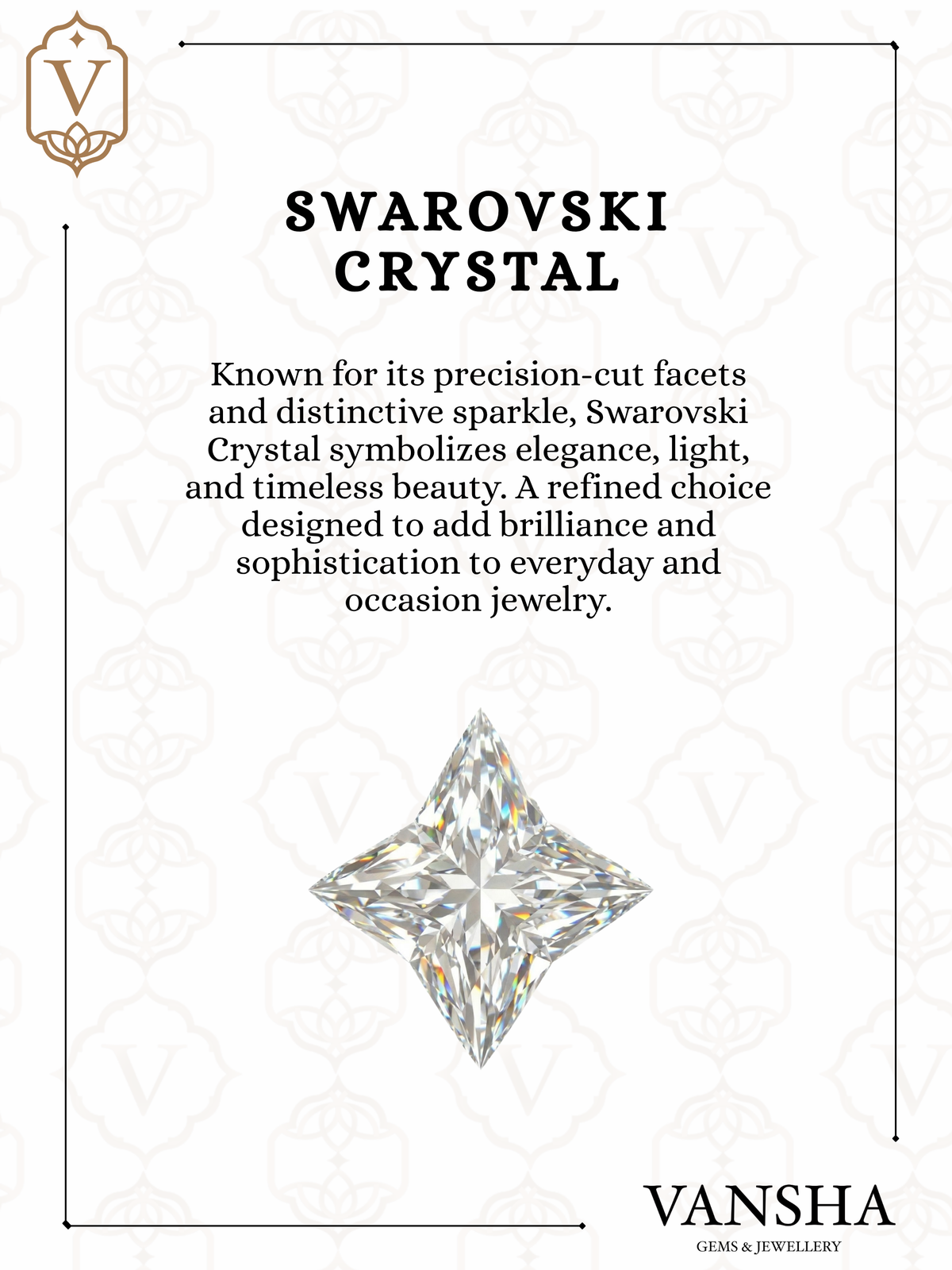 Swarovski Crystal Starburst 925 Silver Pendant & Stud Set