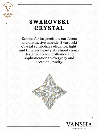 Swarovski Crystal Starburst 925 Silver Pendant & Stud Set