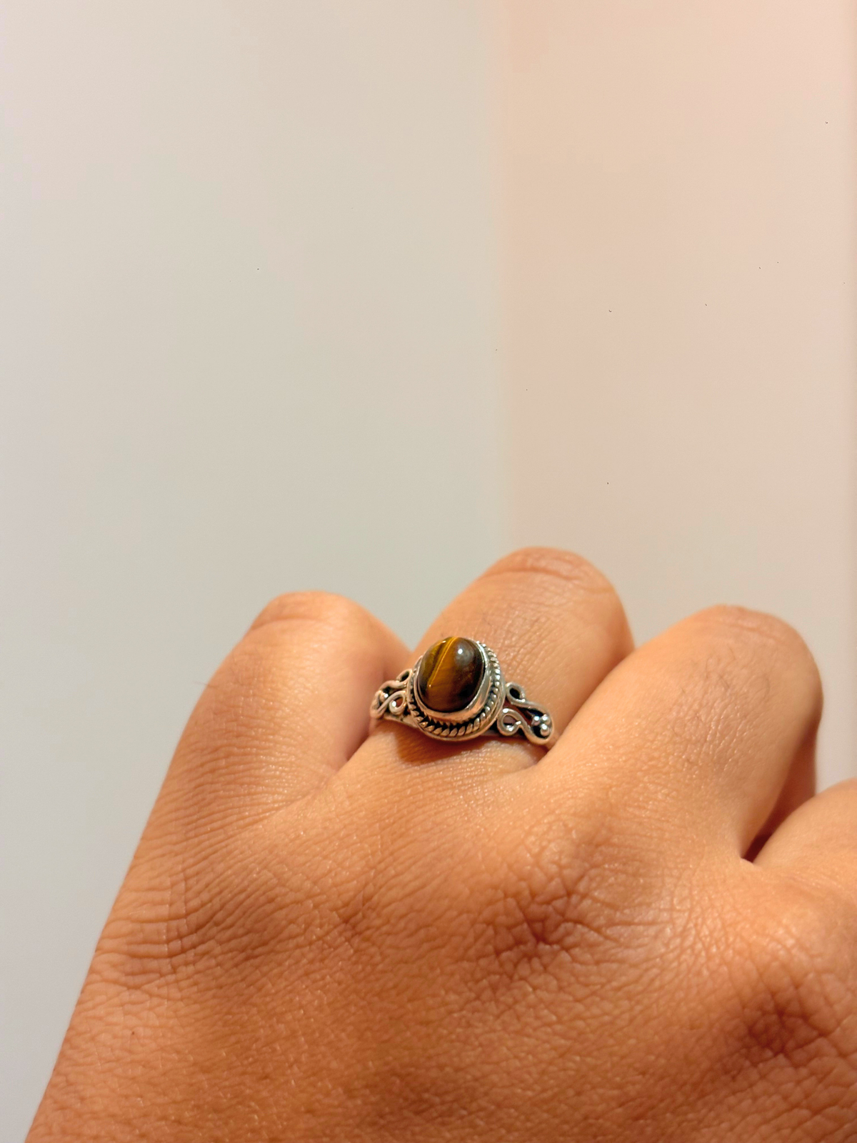 Oval Gemstone Filigree Ring in 925 Sterling Silver • Handmade Vintage Inspired Birthstone Ring • Boho Gemstone Jewelry