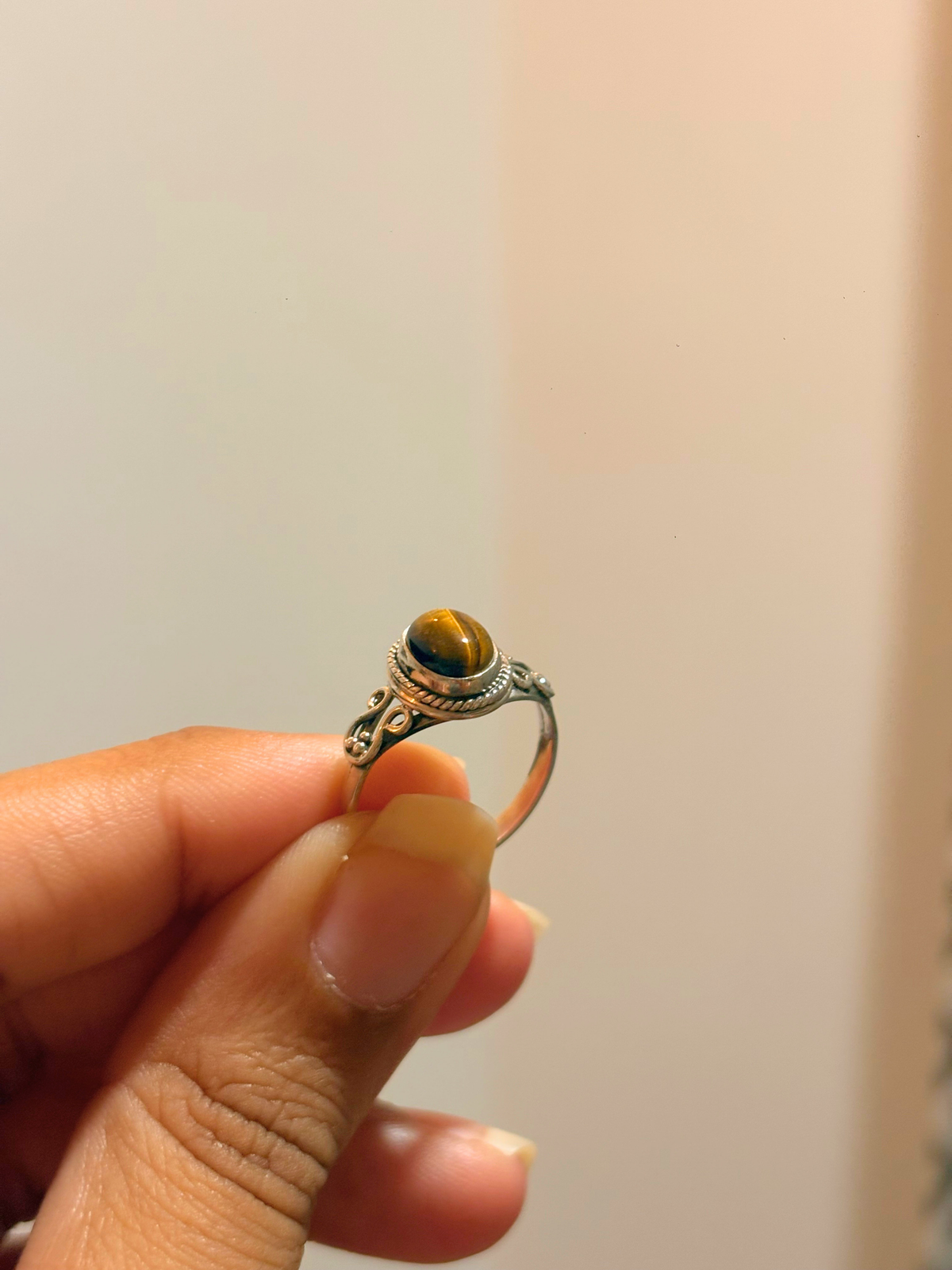 Oval Gemstone Filigree Ring in 925 Sterling Silver • Handmade Vintage Inspired Birthstone Ring • Boho Gemstone Jewelry