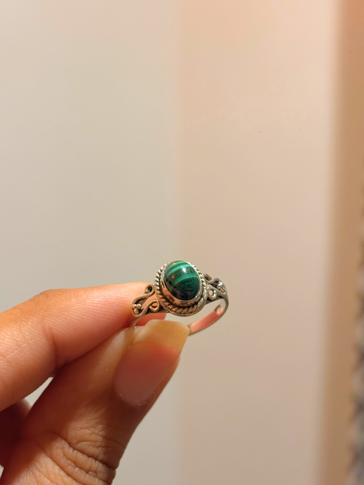Oval Gemstone Filigree Ring in 925 Sterling Silver • Handmade Vintage Inspired Birthstone Ring • Boho Gemstone Jewelry