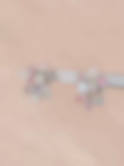 Confetti Crush Multicolour Tourmaline Studs in 925 Silver