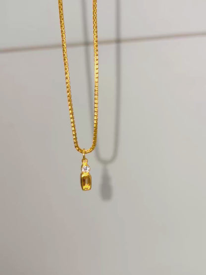 Sweet Nothing | Citrine Pendant in 925 Sterling Silver