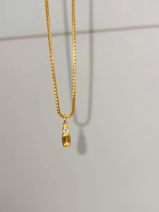 Sweet Nothing | Citrine Pendant in 925 Sterling Silver