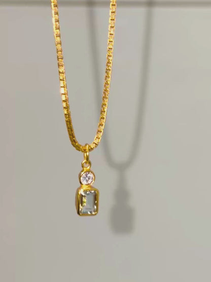 Sweet Escape | Blue Topaz Pendant in 925 Sterling Silver