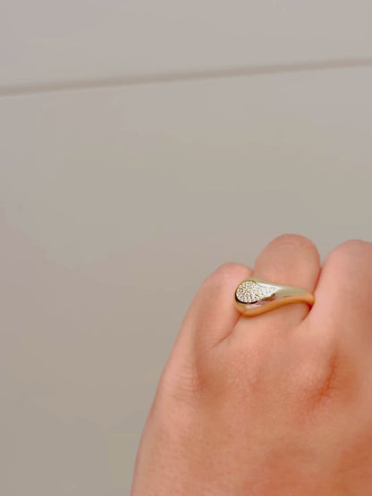 Curve Appeal Adjustable 925 Silver Ring - Gold or Rose Gold
